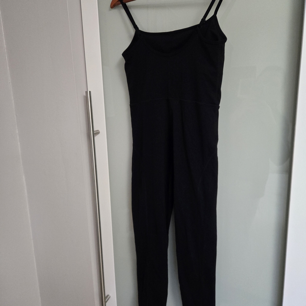 Quince Black Athletic  Women's Jumpsuit Size Medium